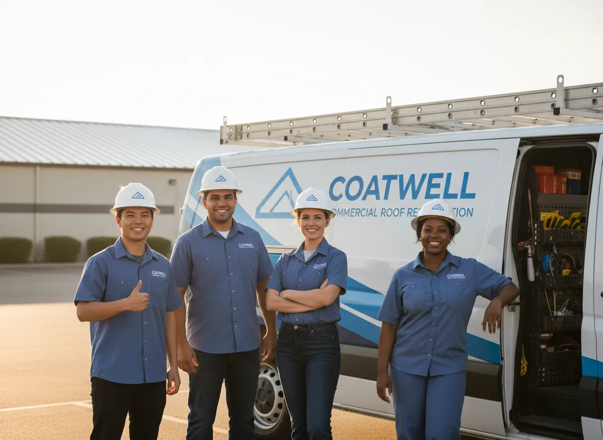 Commercial roof coating company in Loraine, TX